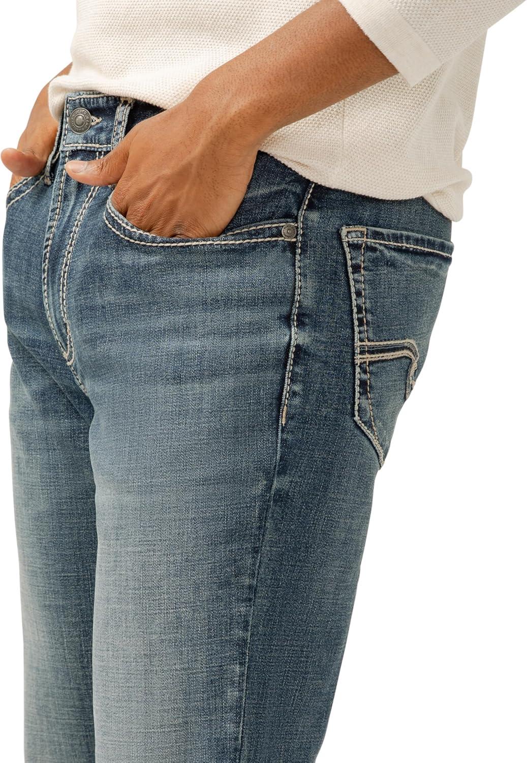 image:imageSilver Jeans Co Mens Craig Classic Fit Bootcut JeansDark Wash