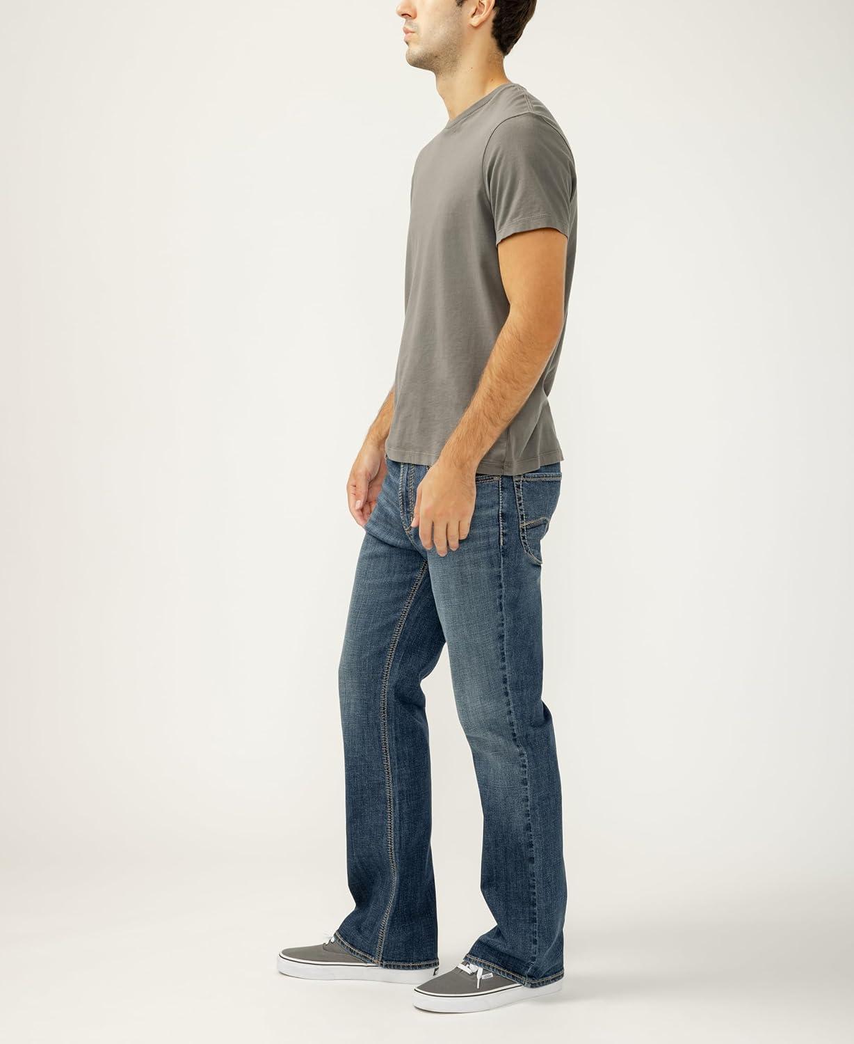 image:imageSilver Jeans Co Mens Craig Classic Fit Bootcut JeansDark Wash Fcs302