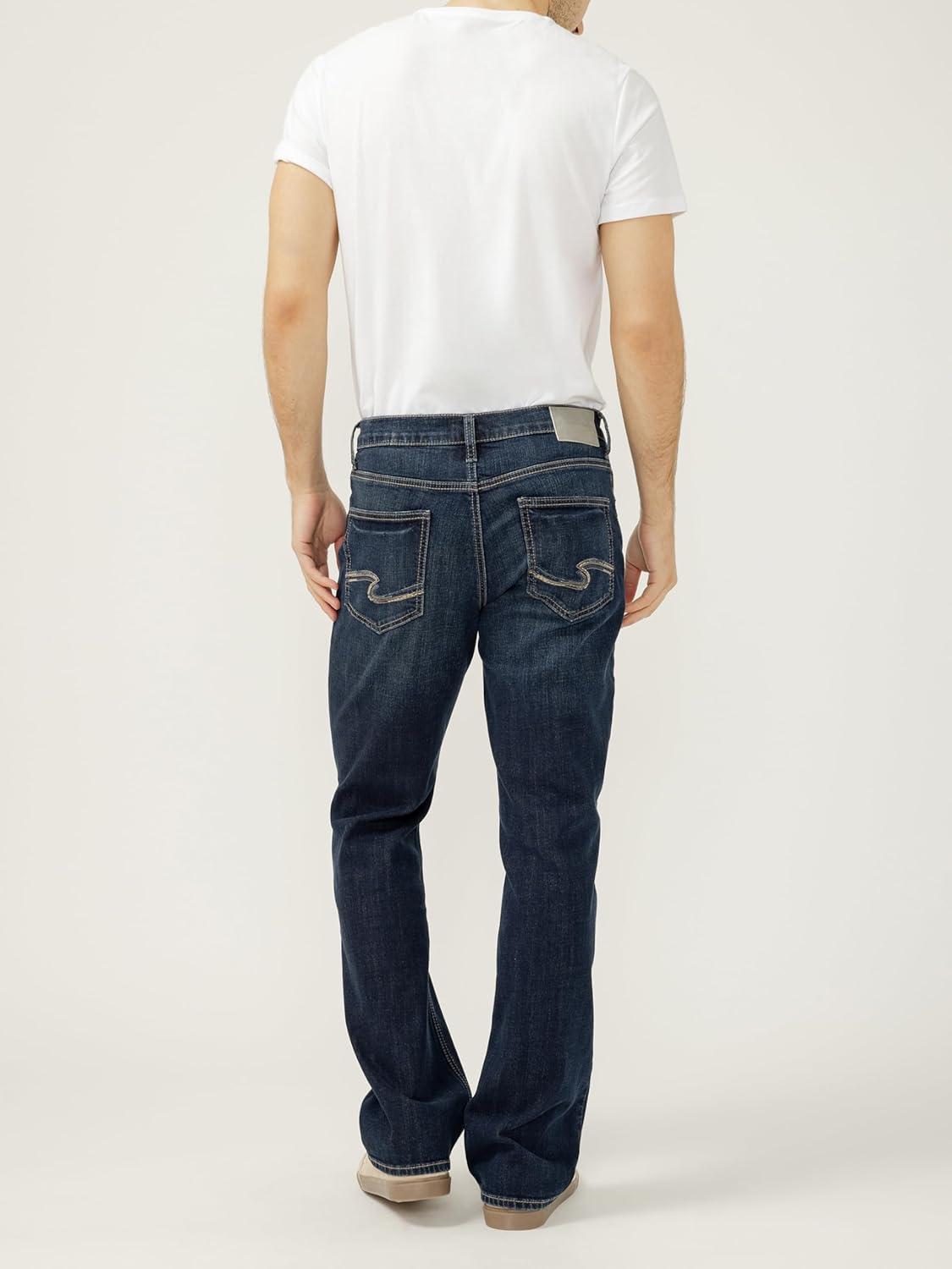 image:imageSilver Jeans Co Mens Craig Classic Fit Bootcut JeansDark Wash Lds478