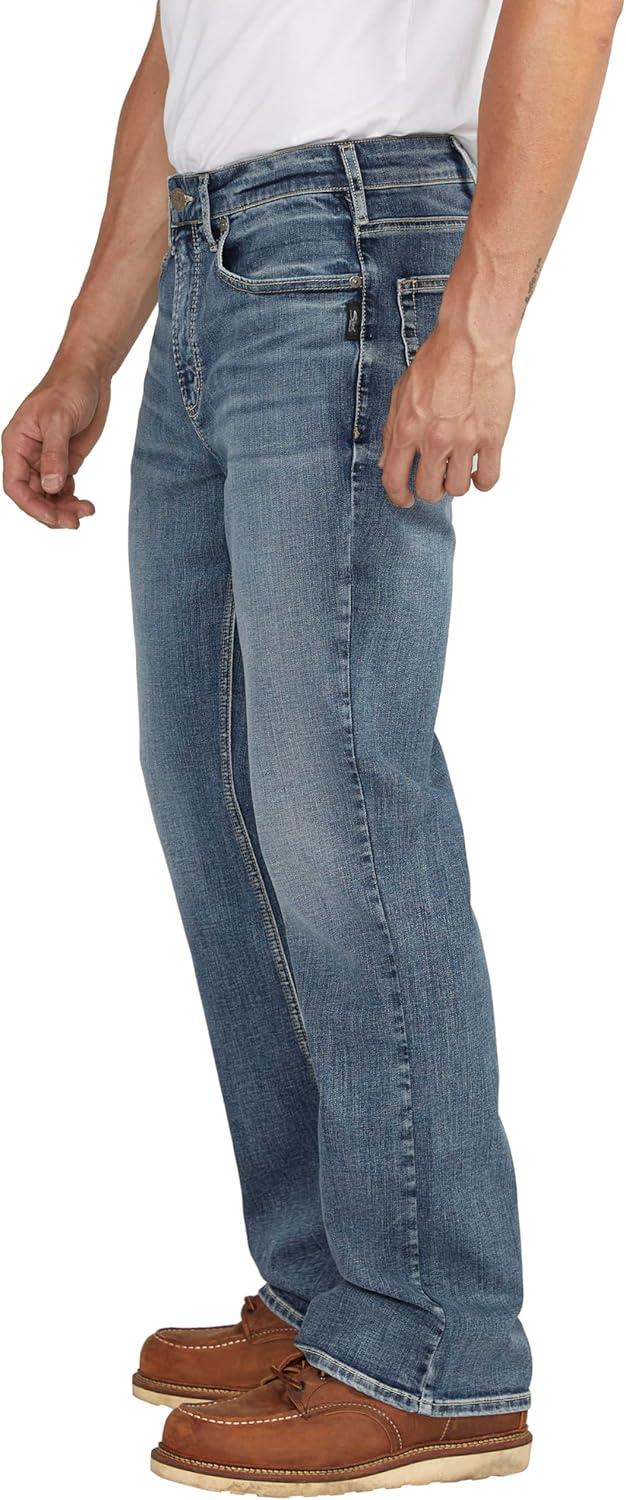 image:imageSilver Jeans Co Mens Craig Classic Fit Bootcut JeansDark Wash Sdk388