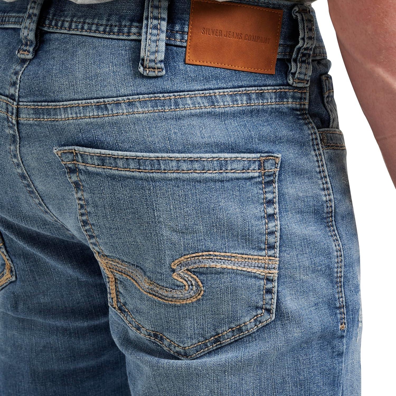 image:imageSilver Jeans Co Mens Craig Classic Fit Bootcut JeansLight Marble Indigo