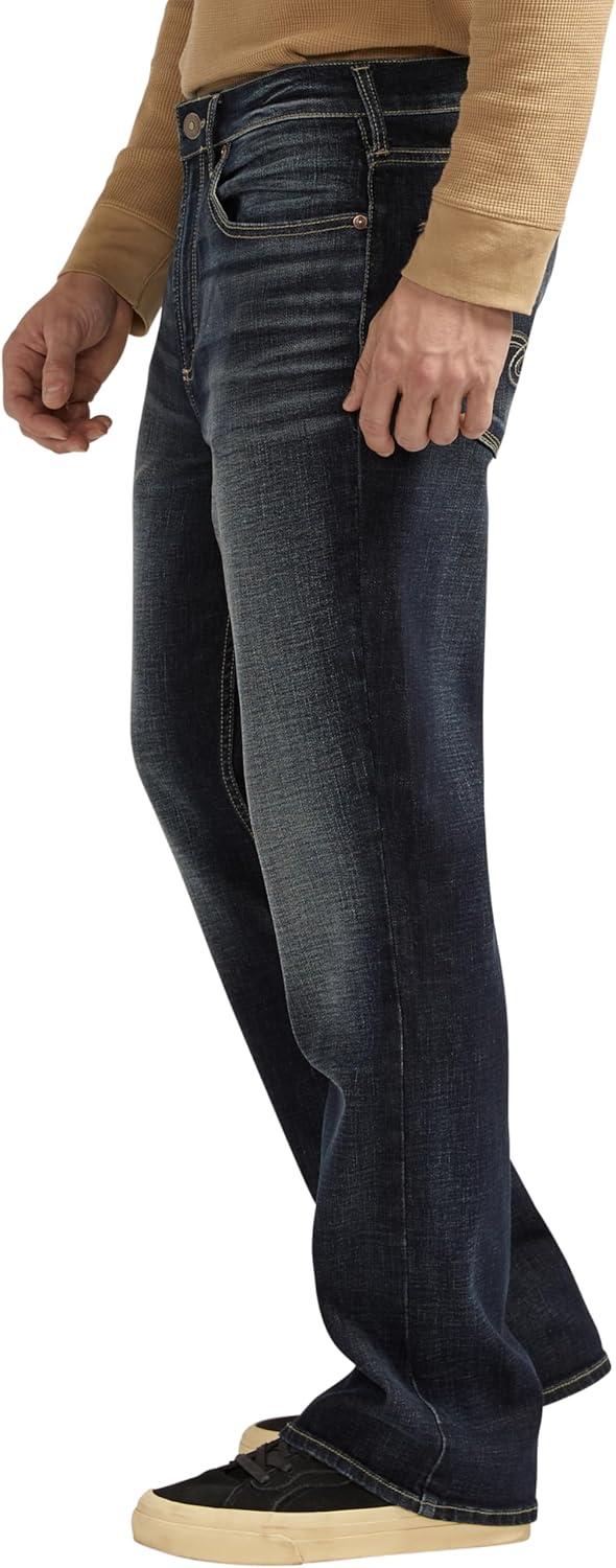image:imageSilver Jeans Co Mens Craig Classic Fit Bootcut JeansLuxe Heritage Dark Wash
