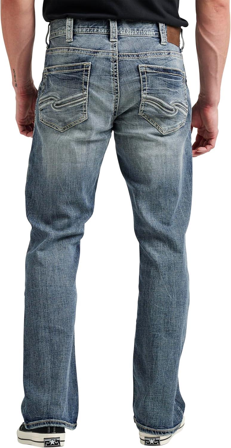 image:imageSilver Jeans Co Mens Craig Classic Fit Bootcut JeansMedium Indigo Lds260