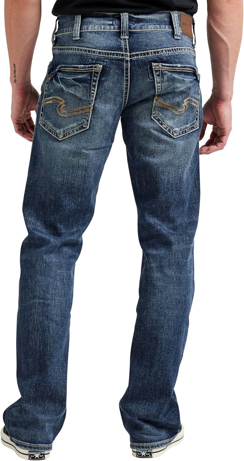image:imageSilver Jeans Co Mens Craig Classic Fit Bootcut JeansMedium Indigo Sjb380
