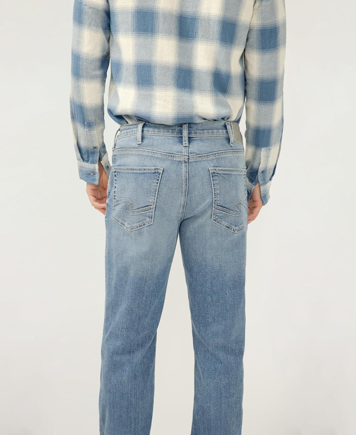 image:imageSilver Jeans Co Mens Grayson Classic Fit Straight Leg Jeans LegacyAshby