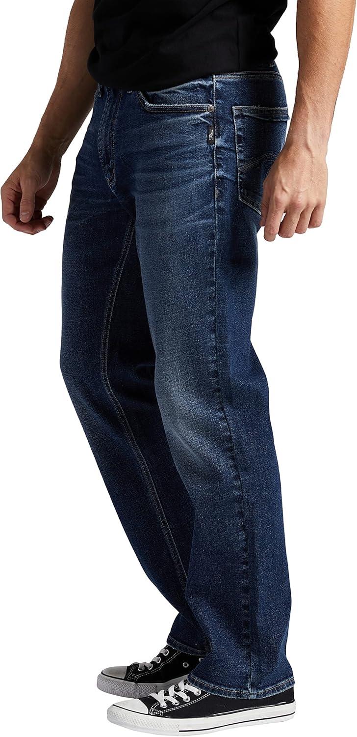 image:imageSilver Jeans Co Mens Grayson Classic Fit Straight Leg Jeans LegacyDark Wash Epv357