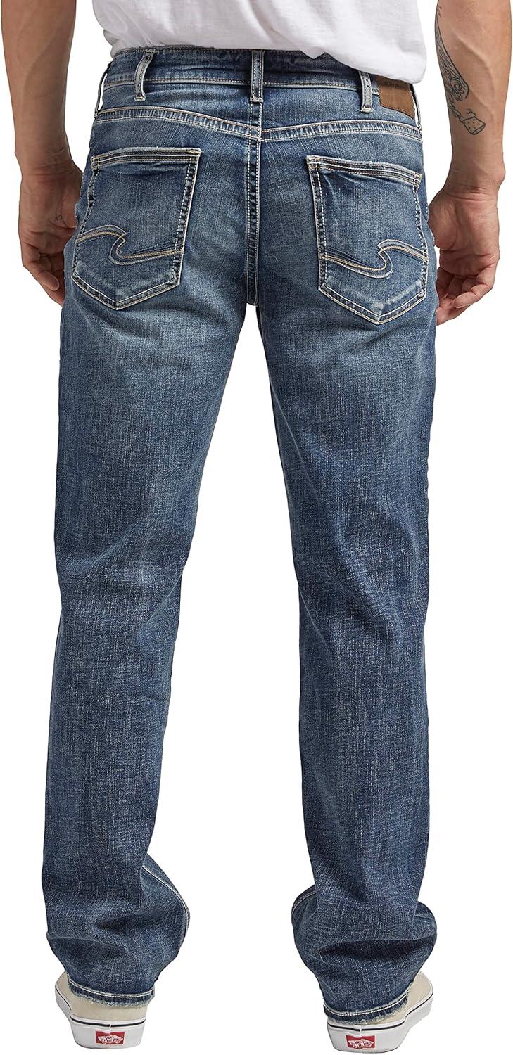 image:imageSilver Jeans Co Mens Grayson Classic Fit Straight Leg Jeans LegacyDark Wash Sdk312