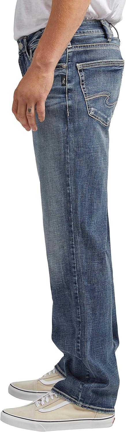 image:imageSilver Jeans Co Mens Grayson Classic Fit Straight Leg Jeans LegacyDark Wash Sdk312
