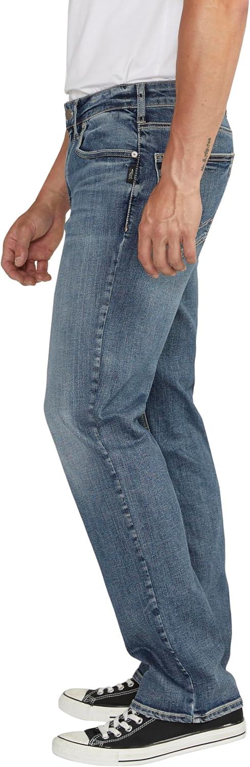 image:imageSilver Jeans Co Mens Grayson Classic Fit Straight Leg Jeans LegacyDark Wash Sdk388