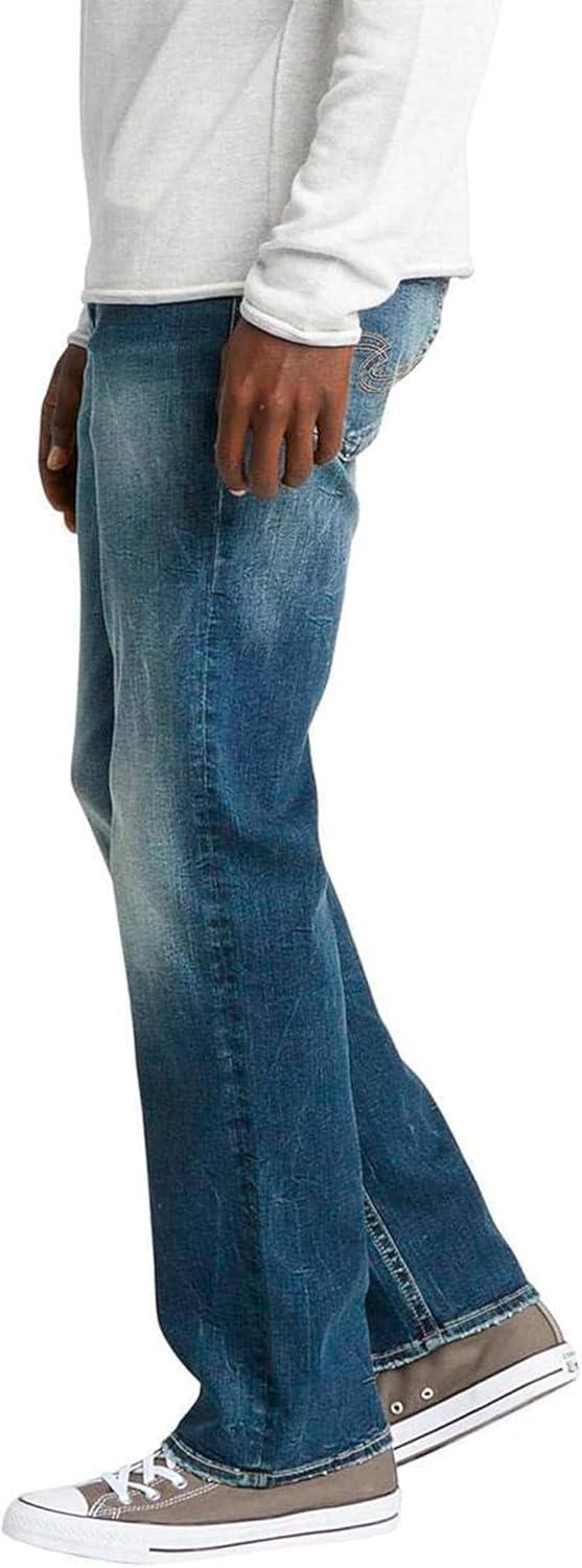 image:imageSilver Jeans Co Mens Grayson Classic Fit Straight Leg Jeans LegacyFaded Indigo