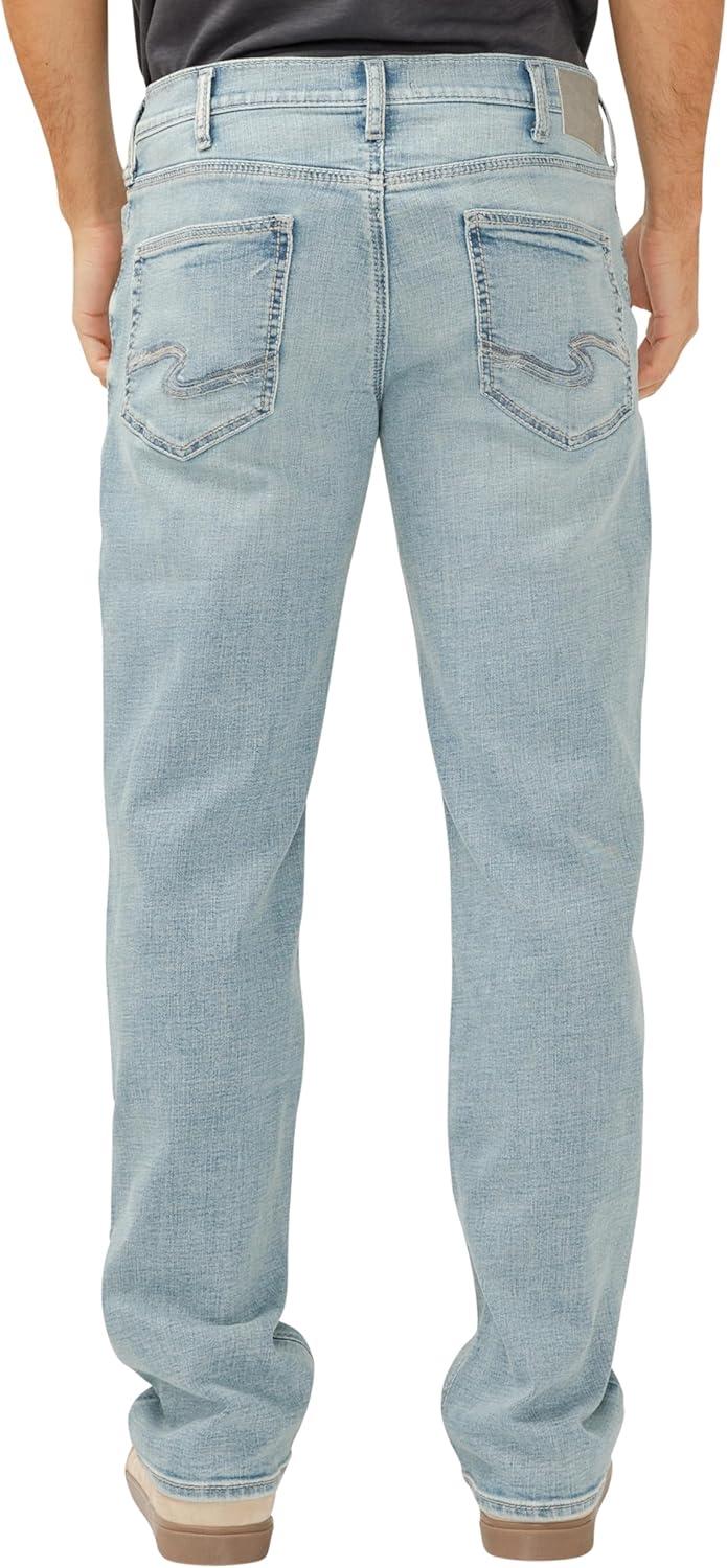 image:imageSilver Jeans Co Mens Grayson Classic Fit Straight Leg Jeans LegacyLuxe Heritage Billy