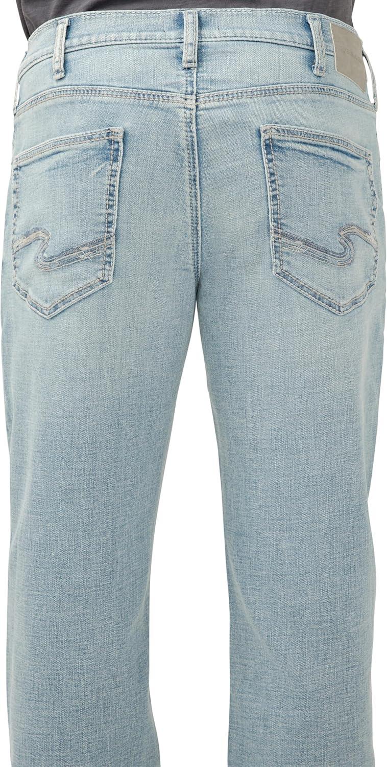 image:imageSilver Jeans Co Mens Grayson Classic Fit Straight Leg Jeans LegacyLuxe Heritage Billy
