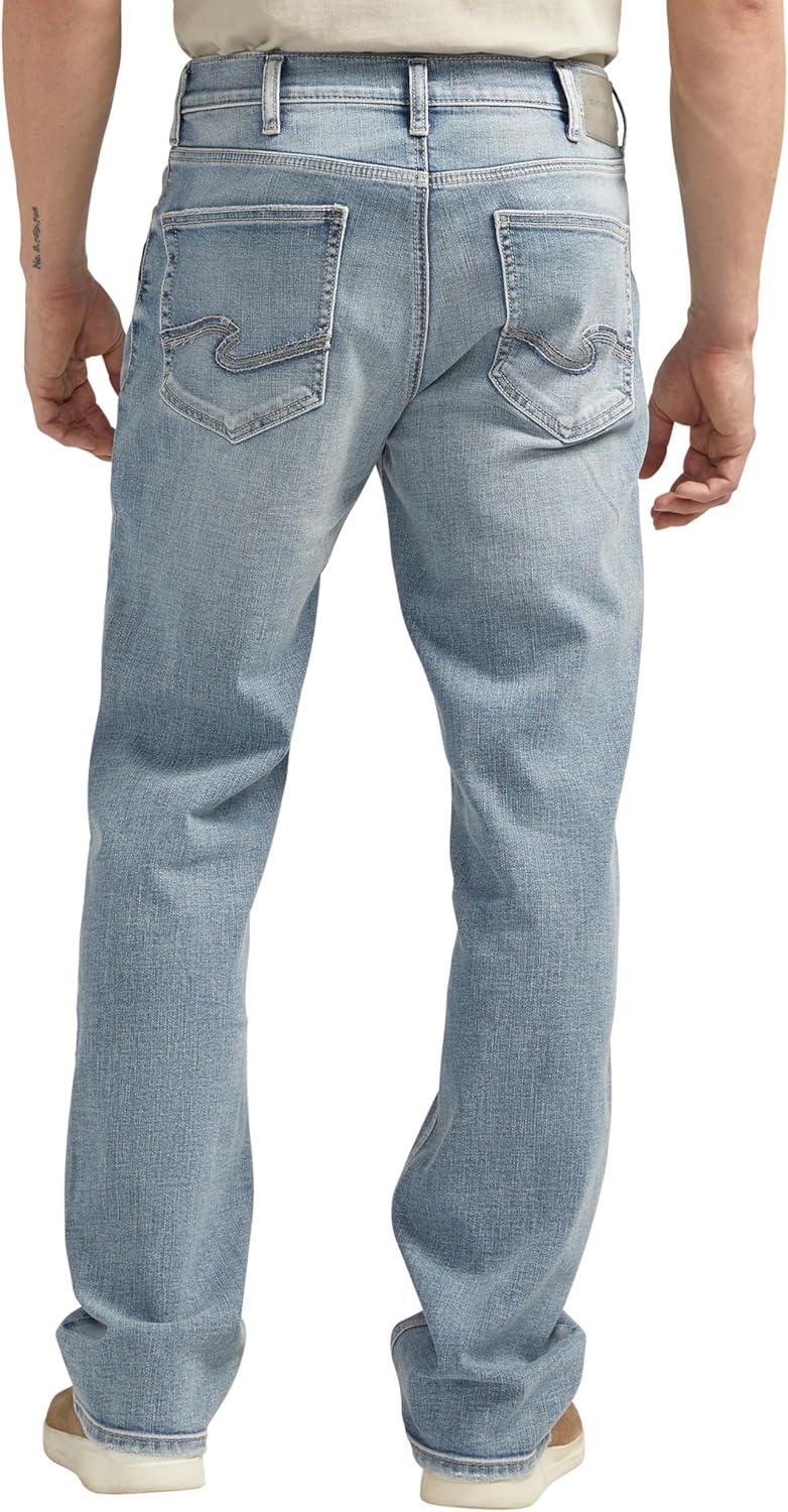 image:imageSilver Jeans Co Mens Grayson Classic Fit Straight Leg Jeans LegacyMed Wash Efs245