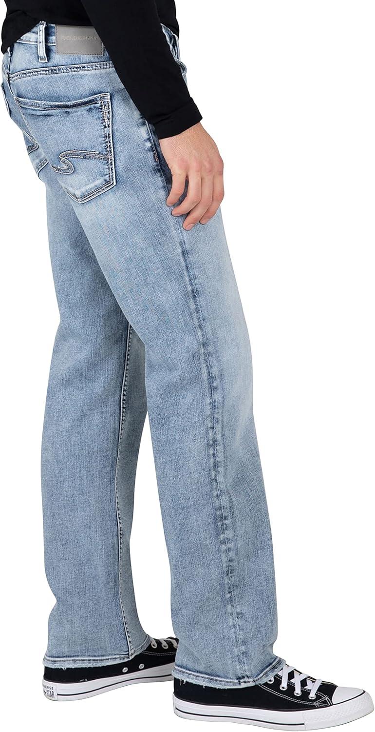 image:imageSilver Jeans Co Mens Grayson Classic Fit Straight Leg Jeans LegacyMedium Eco Fabric