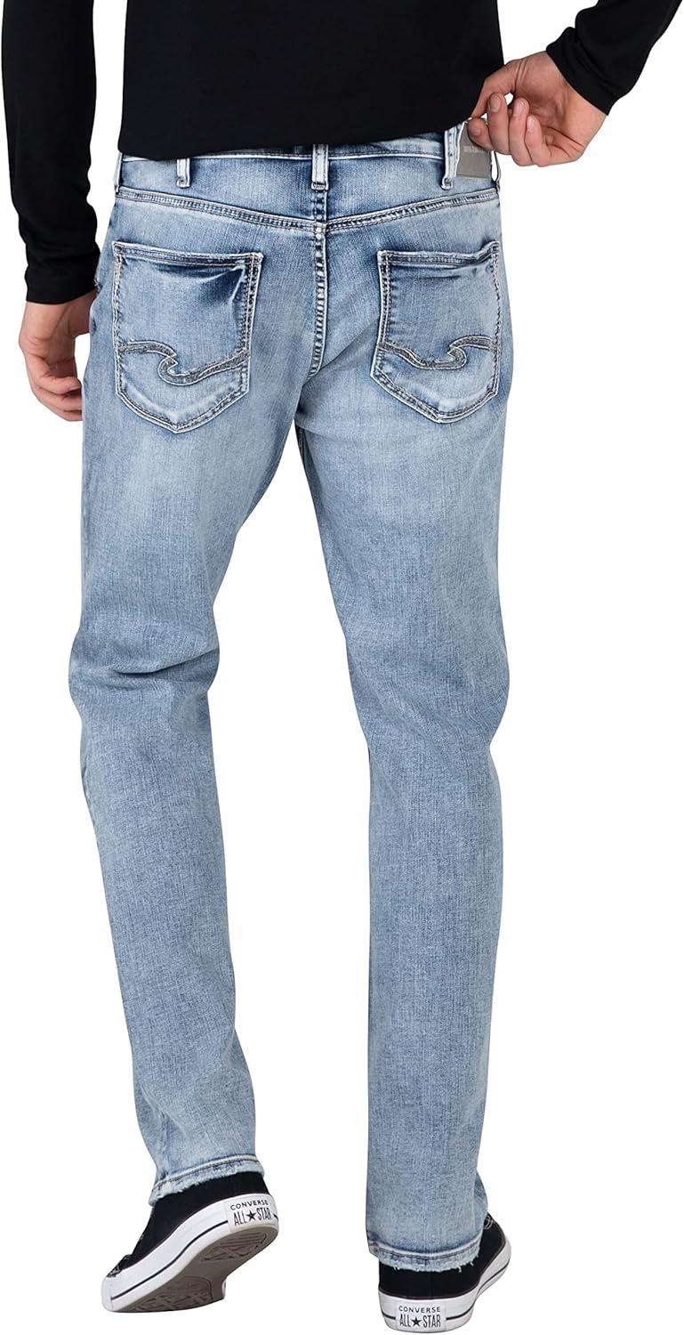 image:imageSilver Jeans Co Mens Grayson Classic Fit Straight Leg Jeans LegacyMedium Eco Fabric