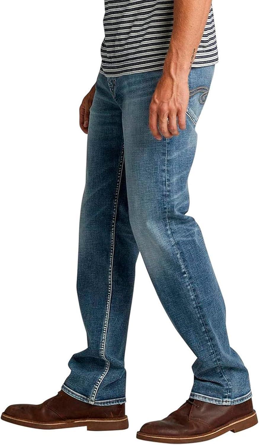 image:imageSilver Jeans Co Mens Grayson Classic Fit Straight Leg Jeans LegacyPerformance Stretch Medium