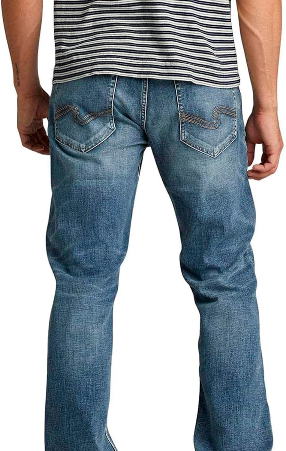 image:imageSilver Jeans Co Mens Grayson Classic Fit Straight Leg Jeans LegacyPerformance Stretch Medium