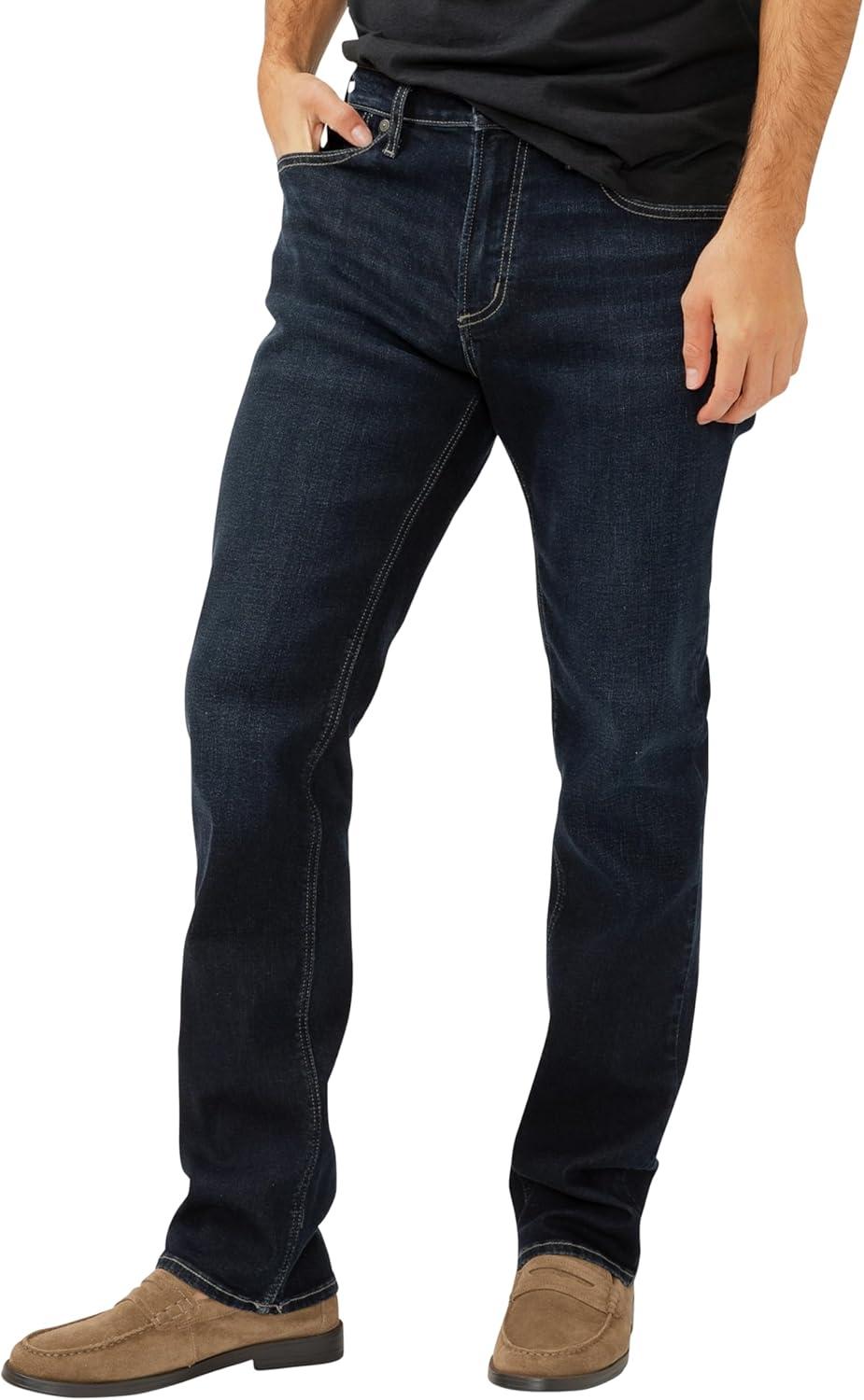 image:imageSilver Jeans Co Mens Grayson Classic Fit Straight Leg Jeans LegacyRadio