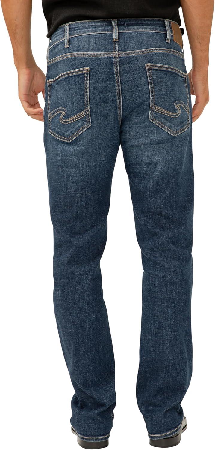 image:imageSilver Jeans Co Mens Grayson Classic Fit Straight Leg JeansDark Wash