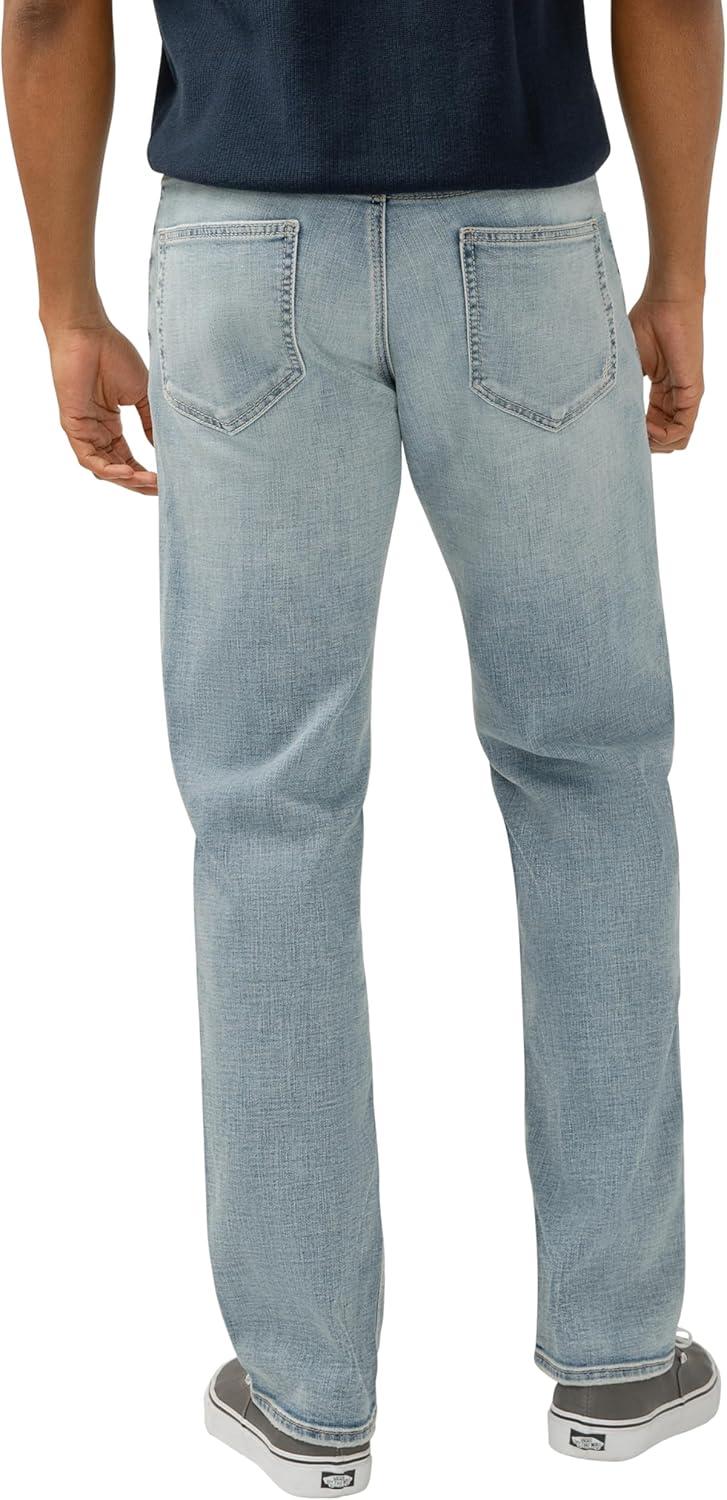 image:imageSilver Jeans Co Mens Grayson Classic Fit Straight Leg JeansLight Indigo Wash