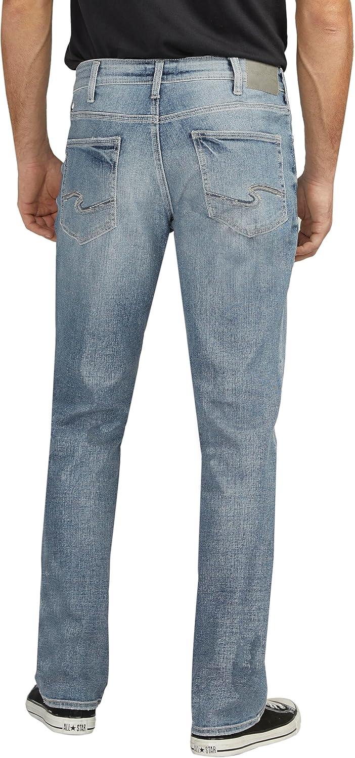 image:imageSilver Jeans Co Mens Grayson Classic Fit Straight Leg JeansMed Wash Eae243