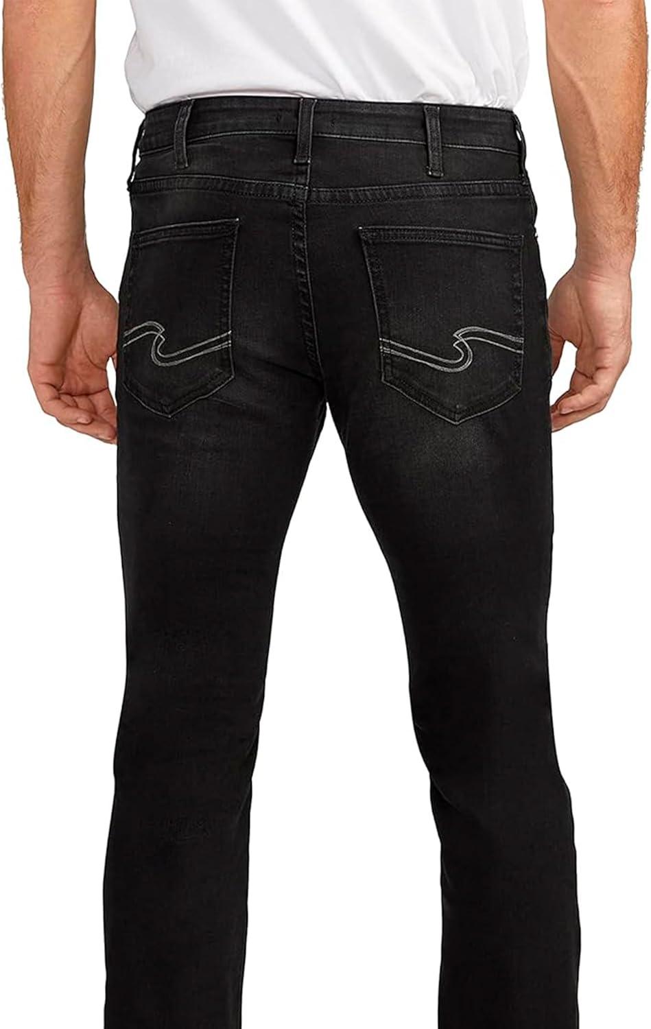 image:imageSilver Jeans Co Mens Jace Slim Fit Bootcut JeansDark Wash 0ab547