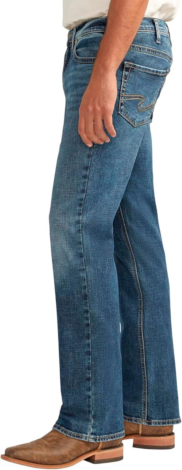 image:imageSilver Jeans Co Mens Jace Slim Fit Bootcut JeansDark Wash Efs393