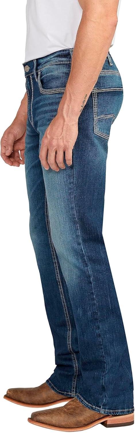 image:imageSilver Jeans Co Mens Jace Slim Fit Bootcut JeansDark Wash Ekc348