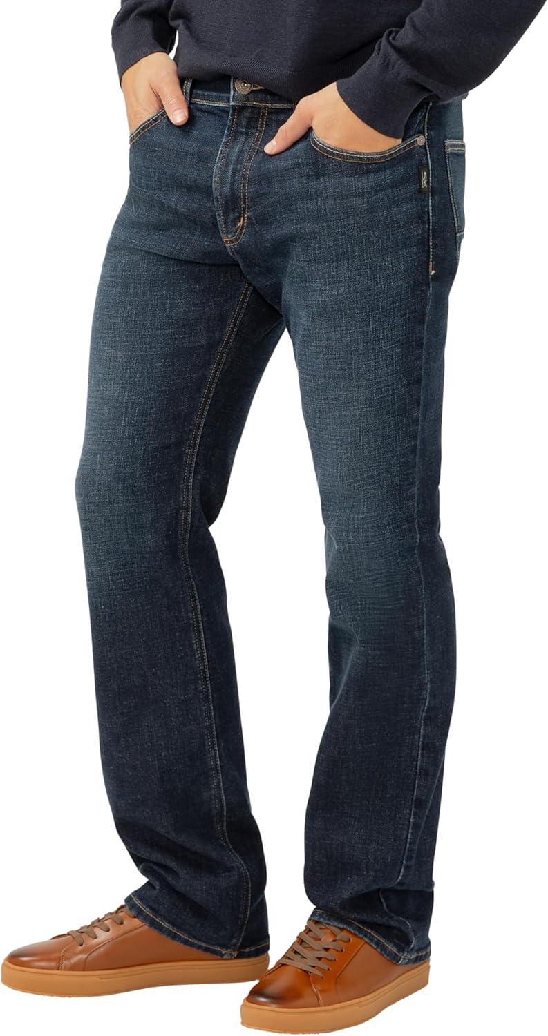 image:imageSilver Jeans Co Mens Jace Slim Fit Bootcut JeansLuxe Heritage Swing