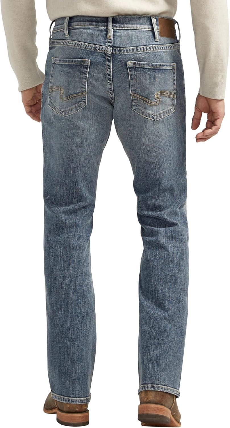 image:imageSilver Jeans Co Mens Jace Slim Fit Bootcut JeansMed Wash