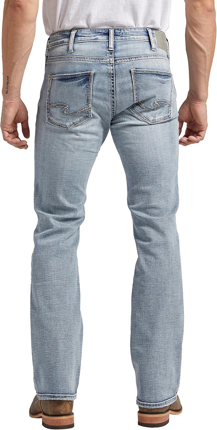 image:imageSilver Jeans Co Mens Jace Slim Fit Bootcut JeansMed Wash Sdk282