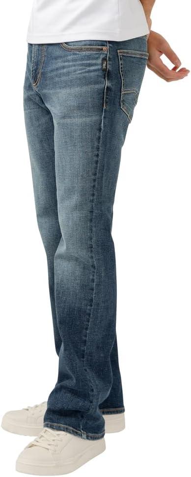 image:imageSilver Jeans Co Mens Jace Slim Fit Bootcut JeansMid Indigo