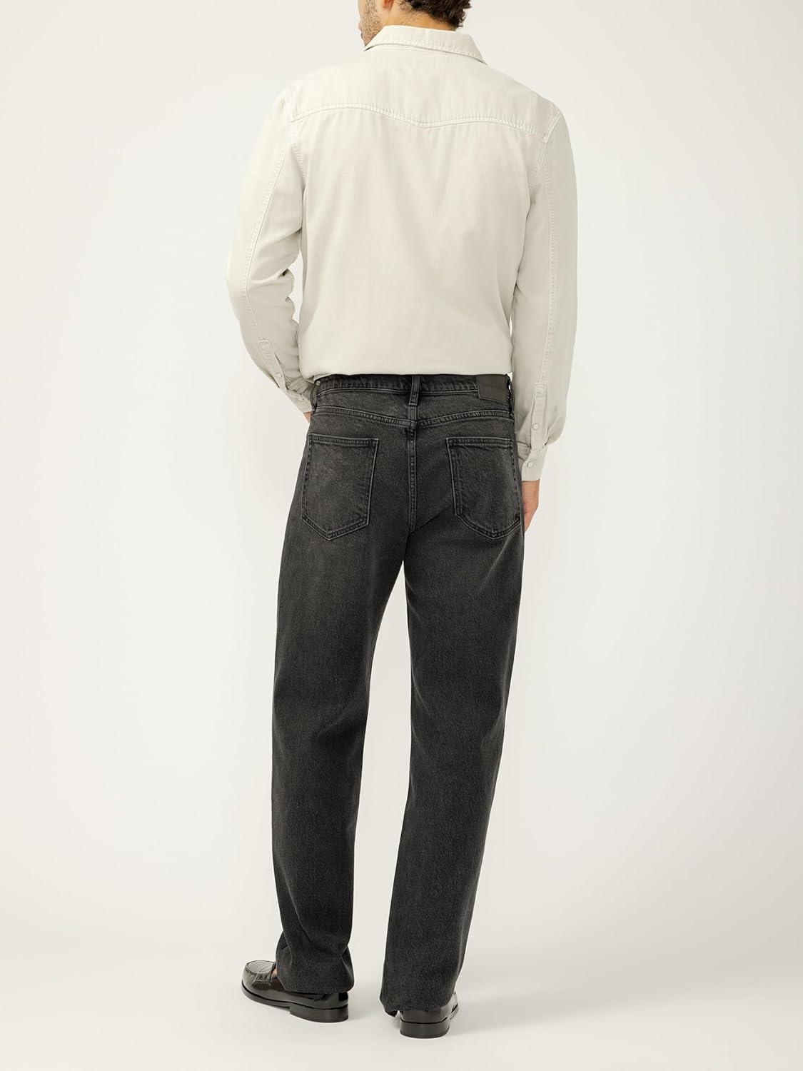 image:imageSilver Jeans Co Mens Relaxed Fit Straight Leg JeansDark Wash Adb551