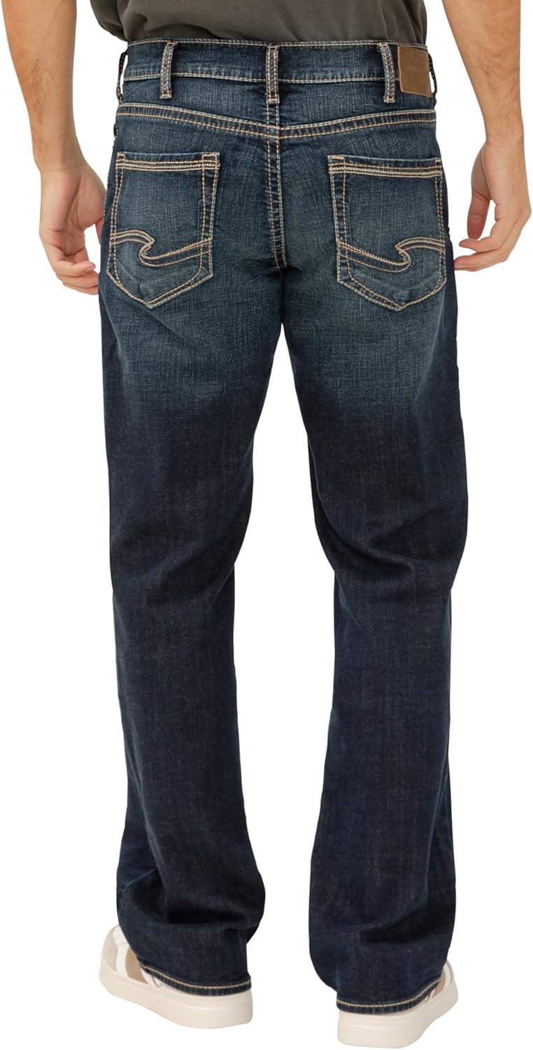 image:imageSilver Jeans Co Mens Zac Relaxed Fit Straight Leg JeansClassical
