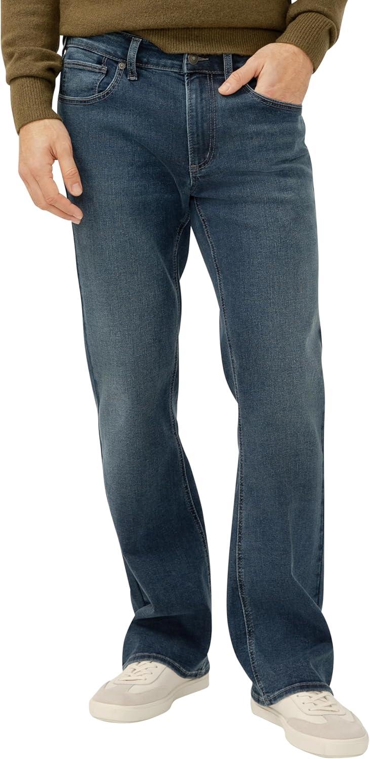 image:imageSilver Jeans Co Mens Zac Relaxed Fit Straight Leg JeansSaddle