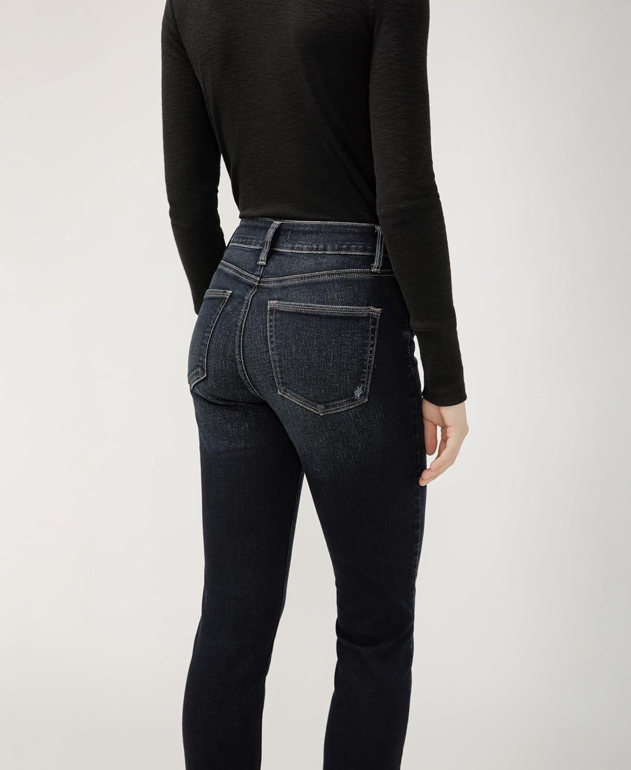 image:imageSilver Jeans Co Womens Avery High Rise Curvy Fit Straight Leg JeansLegacyConcerto