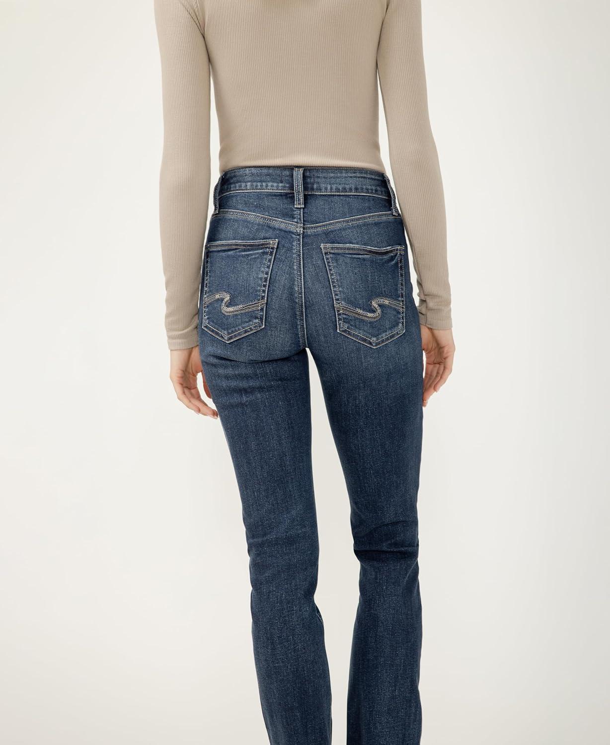 image:imageSilver Jeans Co Womens Avery High Rise Curvy Fit Straight Leg JeansLegacyMaisie