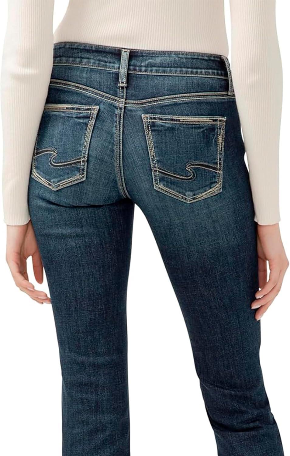 image:imageSilver Jeans Co Womens Britt Low Rise Curvy Fit Bootcut JeansMed Indigo