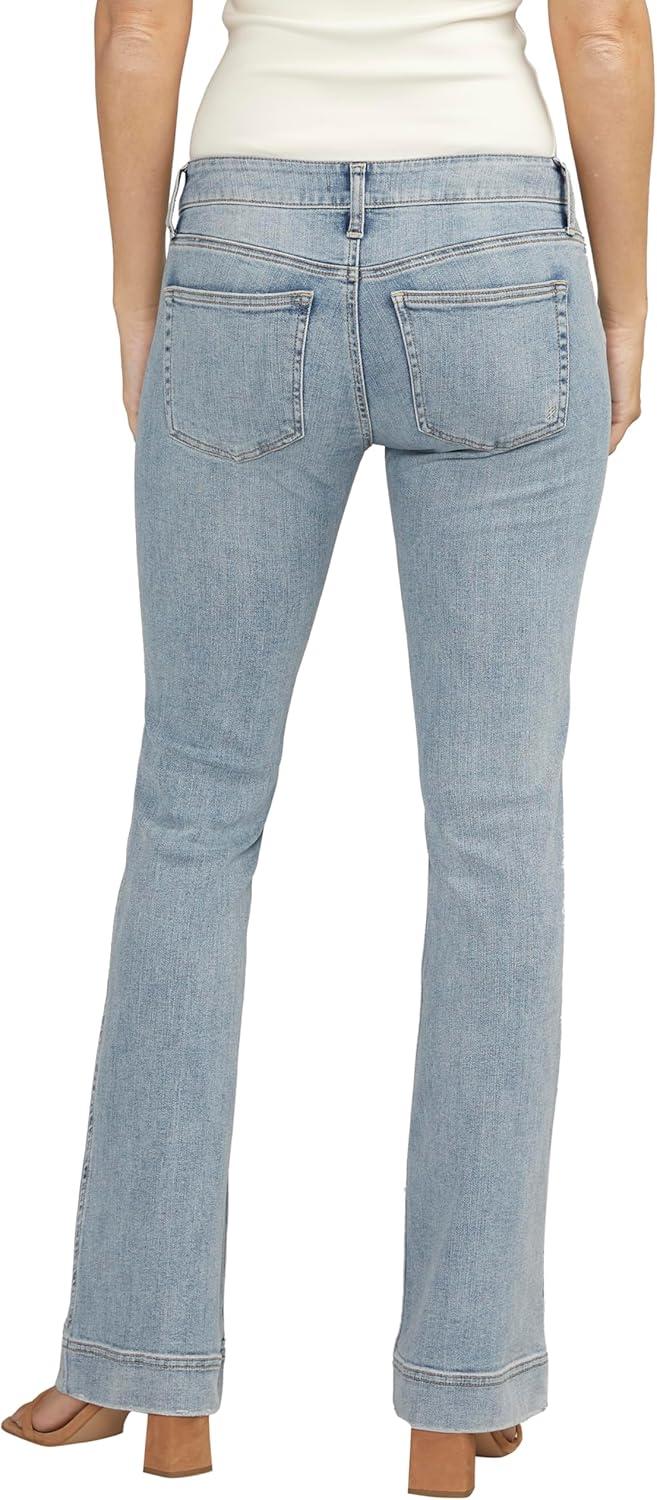 image:imageSilver Jeans Co Womens Britt Low Rise Curvy Fit Bootcut JeansMed Wash Scv214