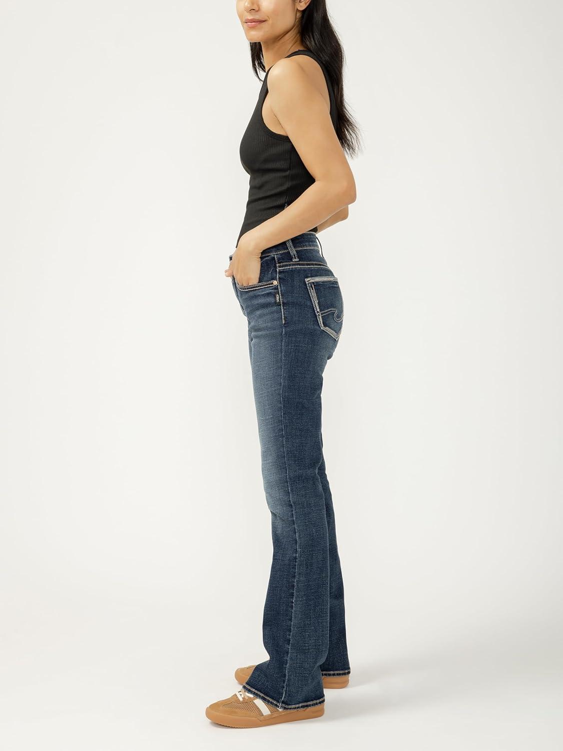 image:imageSilver Jeans Co Womens Elyse Mid Rise Bootcut JeansHyde Park