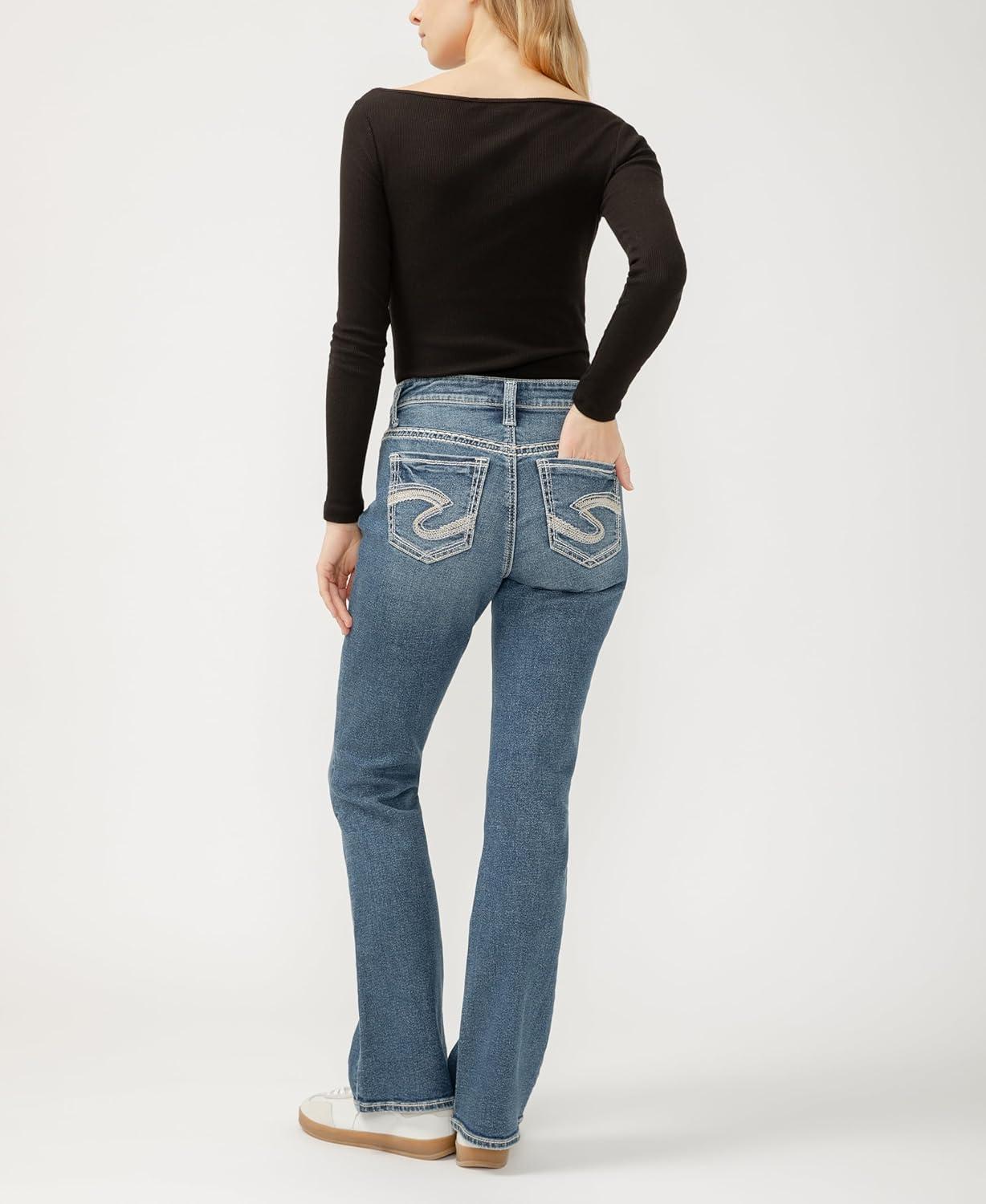image:imageSilver Jeans Co Womens Elyse Mid Rise Bootcut JeansSherbrook