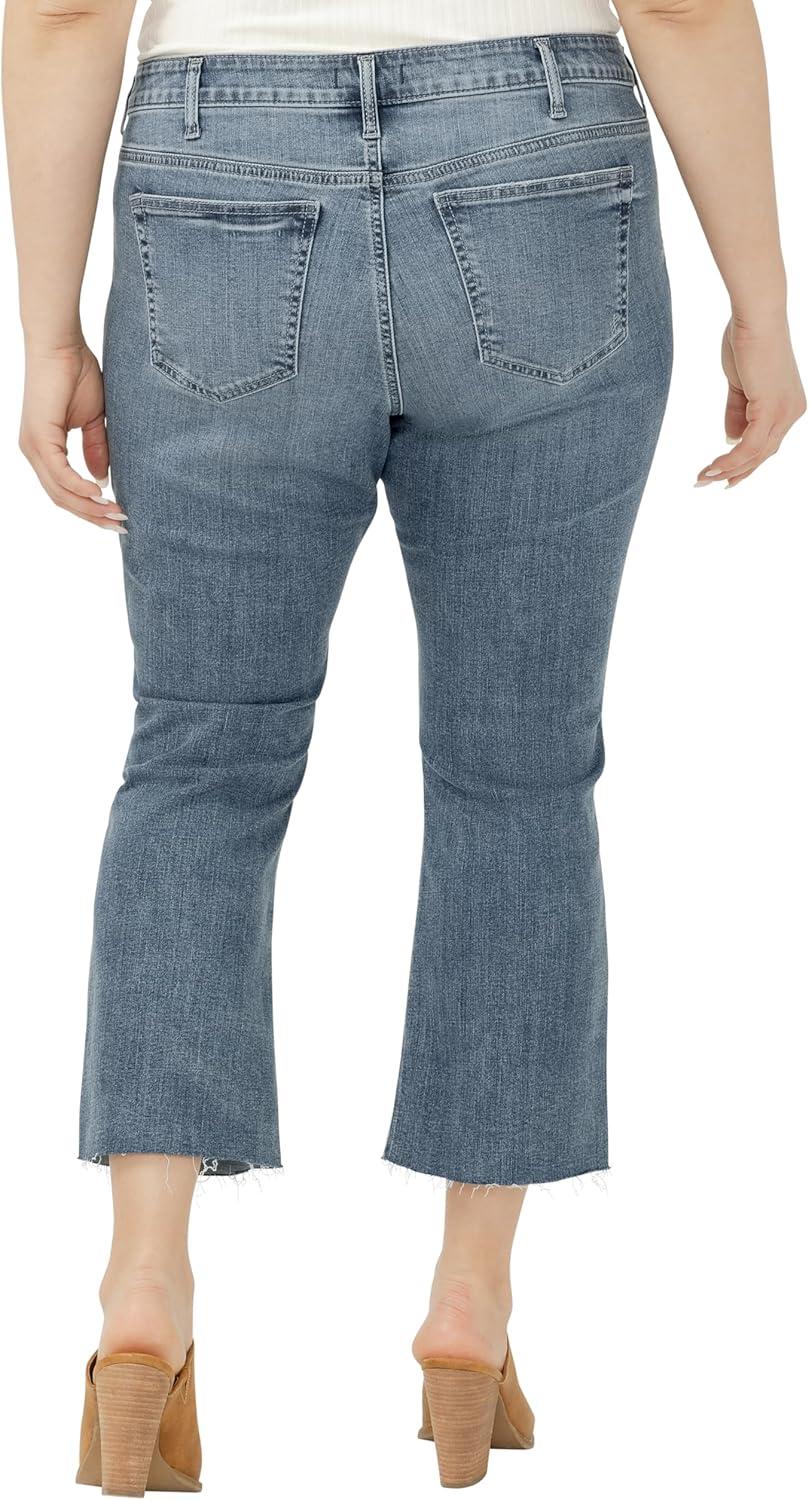 image:imageSilver Jeans Co Womens Elyse Mid Rise Straight Leg JeansVirginia