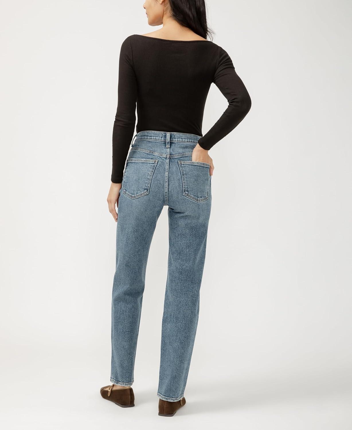 image:imageSilver Jeans Co Womens Highly Desirable High Rise Wide Leg JeansMalibu