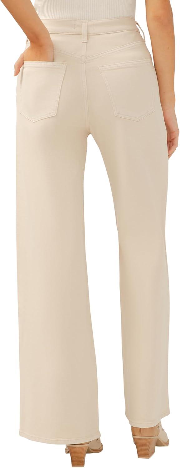 image:imageSilver Jeans Co Womens Highly Desirable High Rise Wide Leg JeansSand