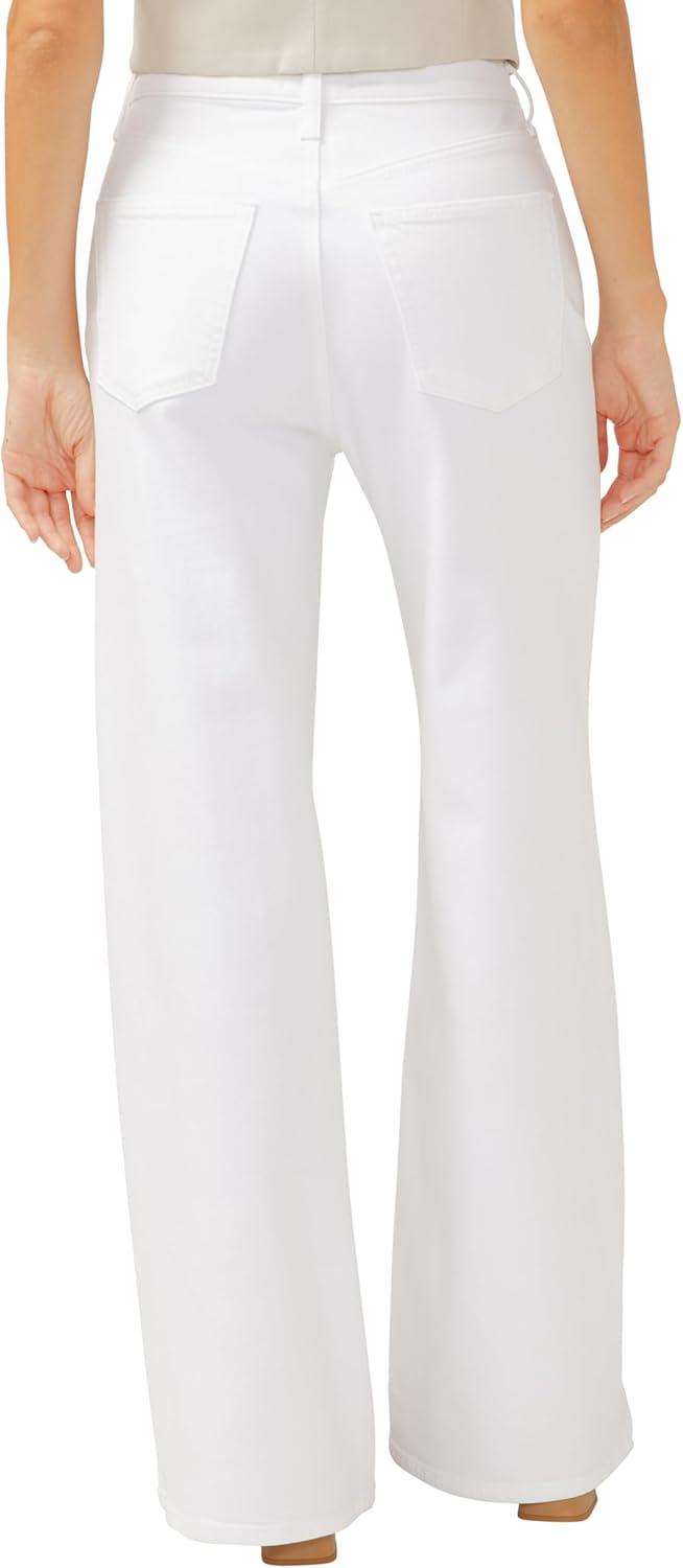 image:imageSilver Jeans Co Womens Highly Desirable High Rise Wide Leg JeansWhite
