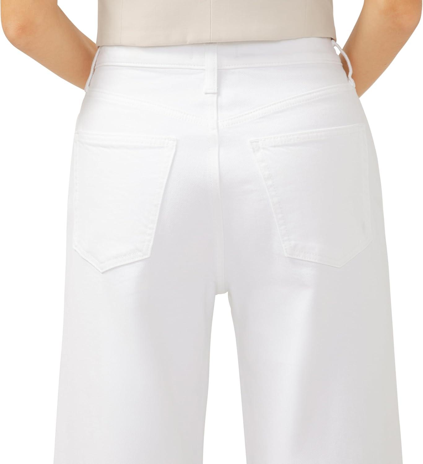 image:imageSilver Jeans Co Womens Highly Desirable High Rise Wide Leg JeansWhite