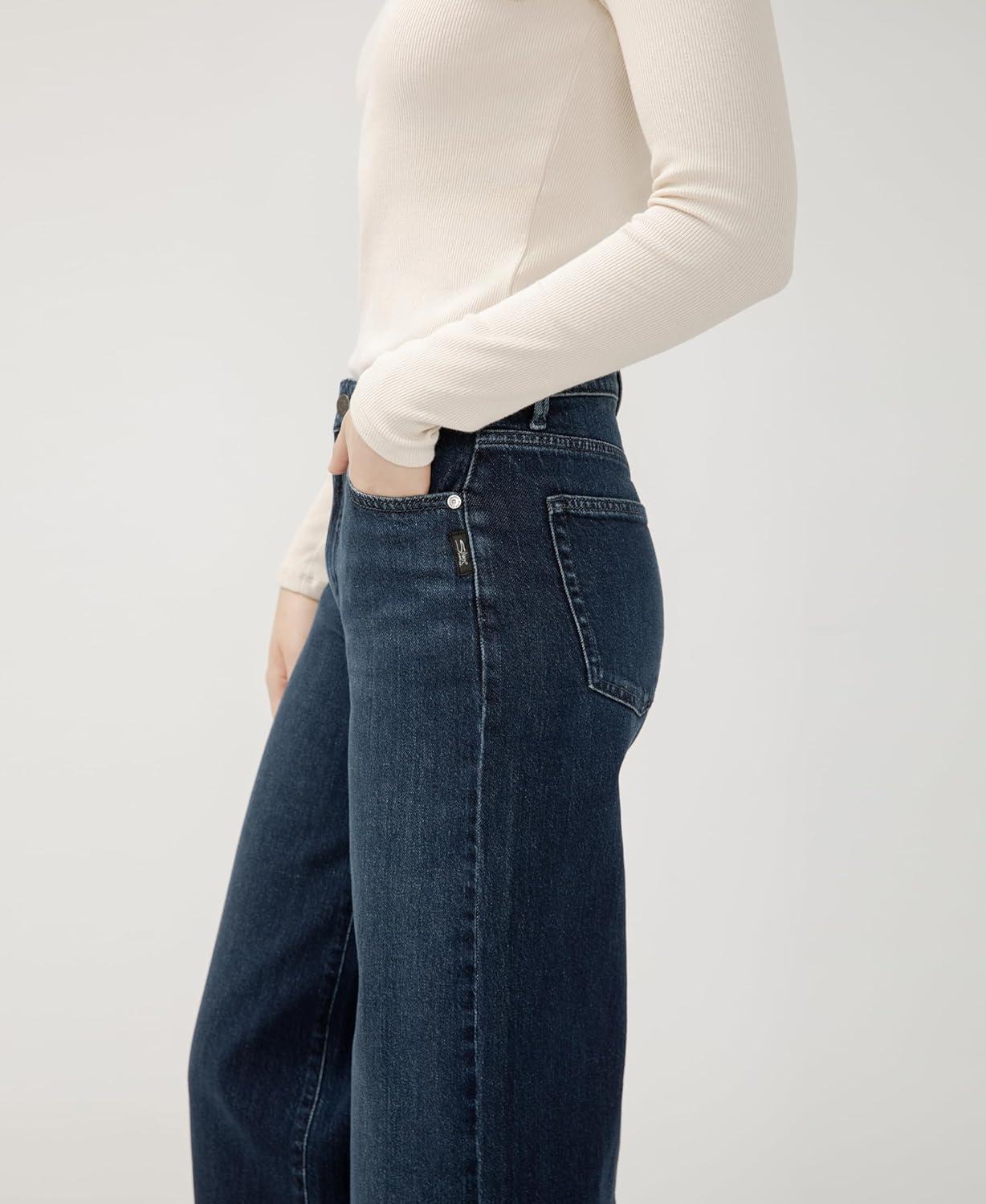 image:imageSilver Jeans Co Womens Isbister High Rise Wide Leg JeansBijou