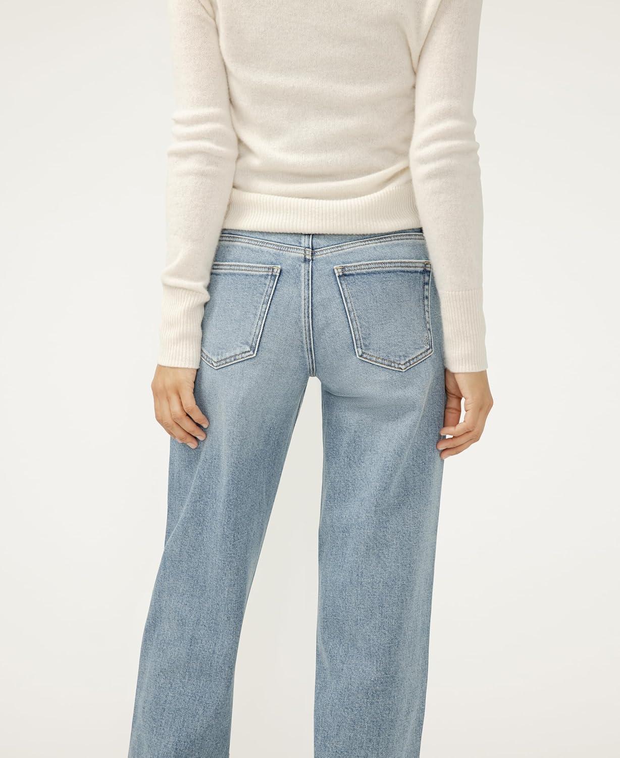 image:imageSilver Jeans Co Womens Loose amp Low Rise Straight Leg JeansGrove