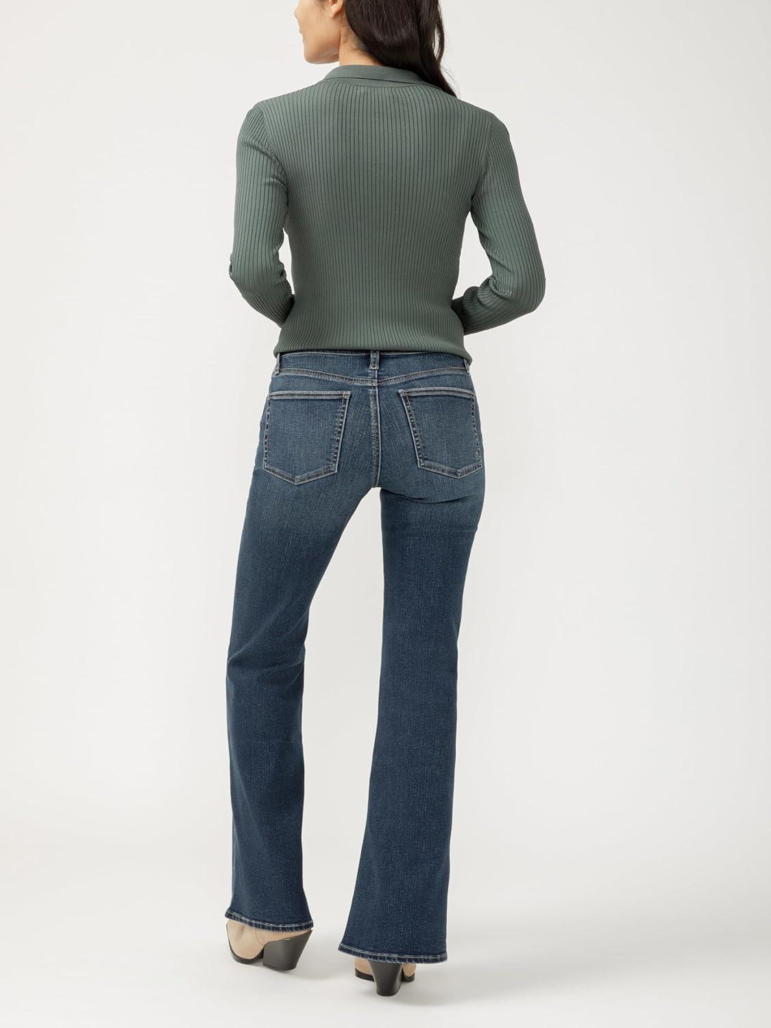 image:imageSilver Jeans Co Womens Most Wanted Mid Rise Flare Leg JeansCheyenne