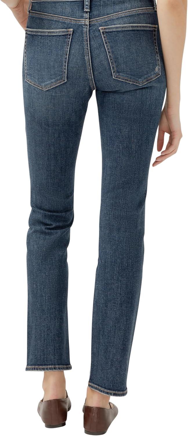 image:imageSilver Jeans Co Womens Most Wanted Mid Rise Straight Leg JeansDark Wash